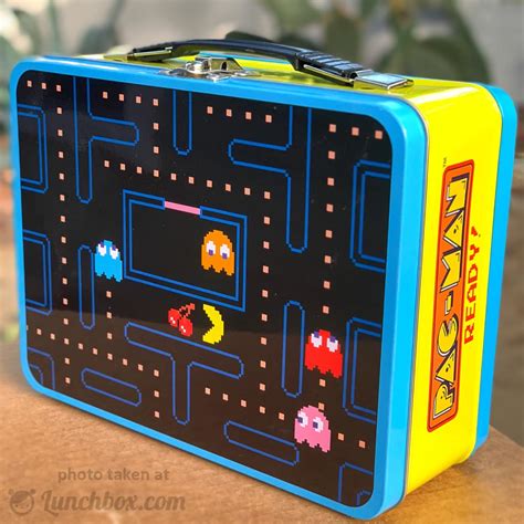 pac man lunch box metal|pac man fever lunchbox.